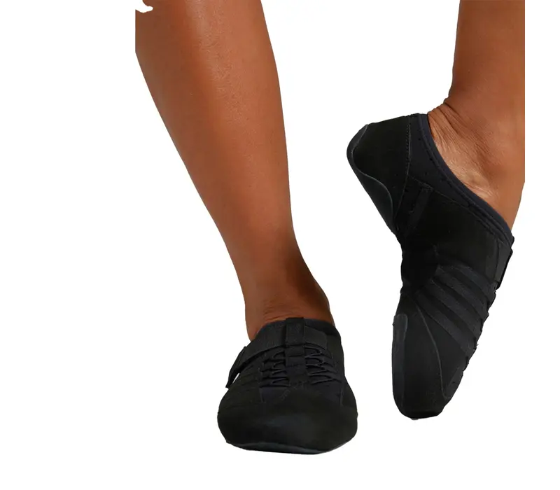 Capezio Jag, Jazzschuhe mit Wildledersohle für Frauen - Schwarz