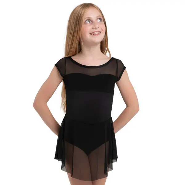 Capezio Opal, Mädchen-Trikot mit Rock