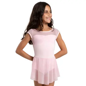 Capezio Opal, Mädchen-Trikot mit Rock