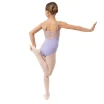 Capezio Lake Leotard, geblümter Mädchentrikot mit Spaghettiträgern - Violett - lavender Capezio Lake Leotard, geblümter Mädchentrikot mit Spaghettiträgern - Violett - lavender