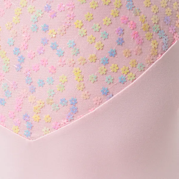 Capezio Lake Leotard, geblümter Mädchentrikot mit Spaghettiträgern