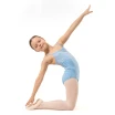 Capezio Lake Leotard, geblümter Mädchentrikot mit Spaghettiträgern - Hellblau Capezio Capezio Lake Leotard, geblümter Mädchentrikot mit Spaghettiträgern - Hellblau Capezio