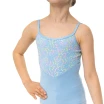 Capezio Lake Leotard, geblümter Mädchentrikot mit Spaghettiträgern - Hellblau Capezio Capezio Lake Leotard, geblümter Mädchentrikot mit Spaghettiträgern - Hellblau Capezio
