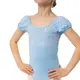 Capezio Lotus Leotard, Kurzarmtrikot für Mädchen mit Blumenmuster