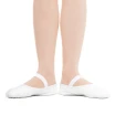 Capezio Luna, Kinder-Leder-Tanzschläppchen - Weiss Capezio Luna, Kinder-Leder-Tanzschläppchen - Weiss