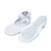 Capezio Luna, Kinder-Leder-Tanzschläppchen - Weiss Capezio Luna, Kinder-Leder-Tanzschläppchen - Weiss