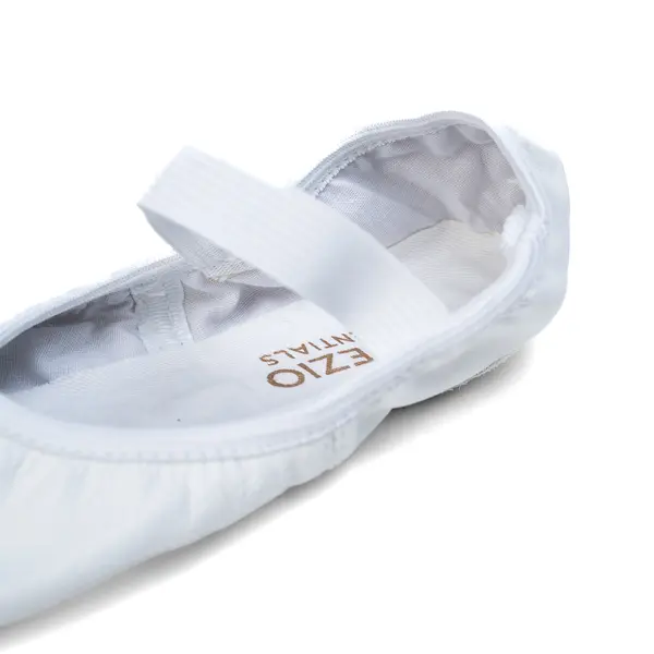 Capezio Luna, Leder-Tanzschläppchen für Anfänger