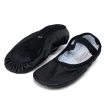 Capezio Luna, Leder-Tanzschläppchen für Anfänger - Schwarz