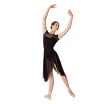 Capezio Meryl Mesh Yoke Short Sleeve, Ballettanzug Capezio Meryl Mesh Yoke Short Sleeve, Ballettanzug