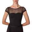 Capezio Meryl Mesh Yoke Short Sleeve, Ballettanzug Capezio Meryl Mesh Yoke Short Sleeve, Ballettanzug