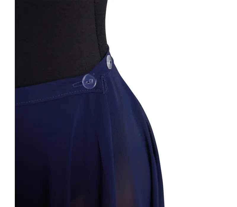 Capezio Mid Calf Full Circle Skirt, Damen-Tellerrock - Blau - navy