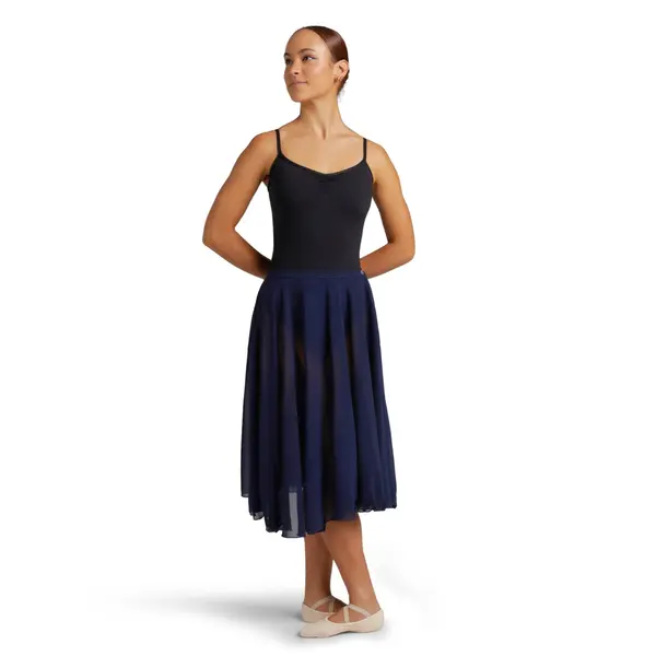 Capezio Mid Calf Full Circle Skirt, Damen-Tellerrock