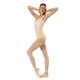 Capezio Moonstruck Cap Sleeve Trikot, Damen-Trikot mit kurzem, transparentem Netzärmel