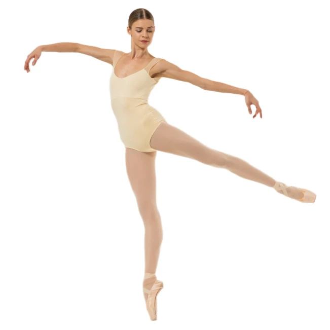 Capezio Moonstruck Cap Sleeve Trikot, Damen-Trikot mit kurzem, transparentem Netzärmel Capezio Moonstruck Cap Sleeve Trikot, Damen-Trikot mit kurzem, transparentem Netzärmel