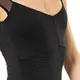 Capezio Moonstruck Cap Sleeve Trikot, Damen-Trikot mit kurzem, transparentem Netzärmel