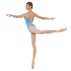 Capezio Moonstruck Cap Sleeve Trikot, Damen-Trikot mit kurzem, transparentem Netzärmel Capezio Moonstruck Cap Sleeve Trikot, Damen-Trikot mit kurzem, transparentem Netzärmel