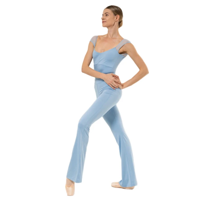 Capezio Moonstruck Cap Sleeve Trikot, Damen-Trikot mit kurzem, transparentem Netzärmel Capezio Moonstruck Cap Sleeve Trikot, Damen-Trikot mit kurzem, transparentem Netzärmel