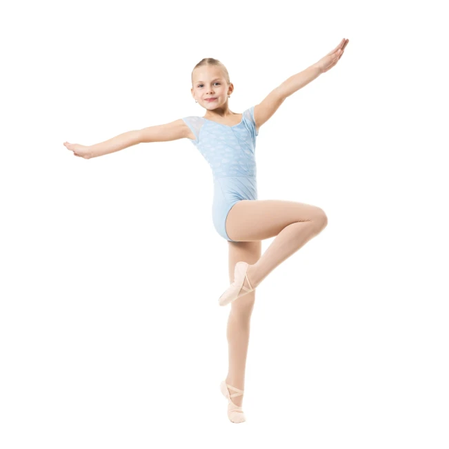 Capezio Nine Rainbow Leotard, Mädchen-Trikot Capezio Nine Rainbow Leotard, Mädchen-Trikot - Hellblau Capezio