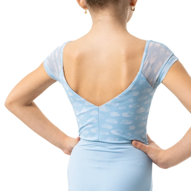 Capezio Nine Rainbow Leotard, Mädchen-Trikot Capezio Nine Rainbow Leotard, Mädchen-Trikot - Hellblau Capezio