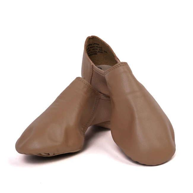 Capezio Nova, Slip-On Jazzschuhe - Karamell