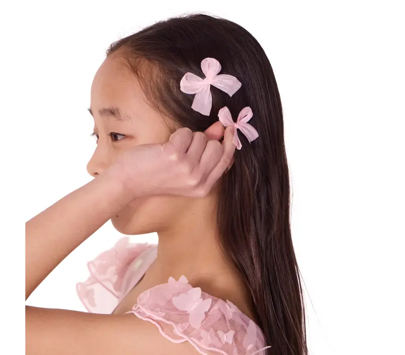 Capezio Bunheads snap clips, Haarclipse - Rosa Capezio