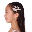 Capezio Bunheads snap clips, Haarclipse - Cremeweiß