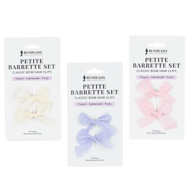 Capezio Bunheads snap clips, Haarclipse - Rosa Capezio
