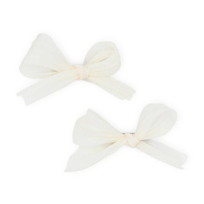 Capezio Bunheads snap clips, Haarclipse - Cremeweiß