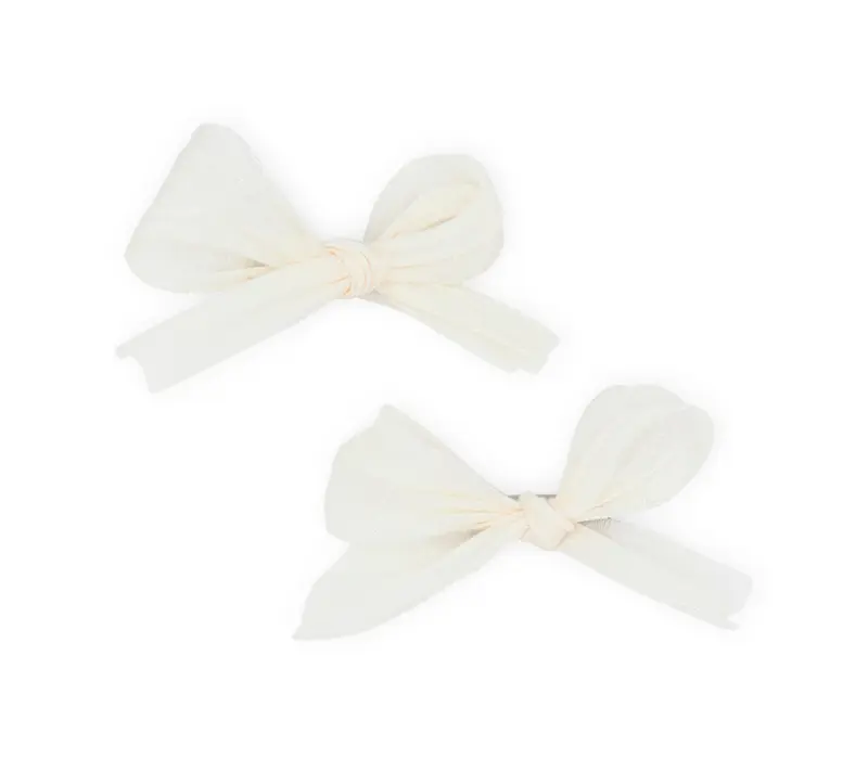 Capezio Petite Barrette Set, Set Haarklammern Capezio Bunheads snap clips, Haarclipse - Cremeweiß