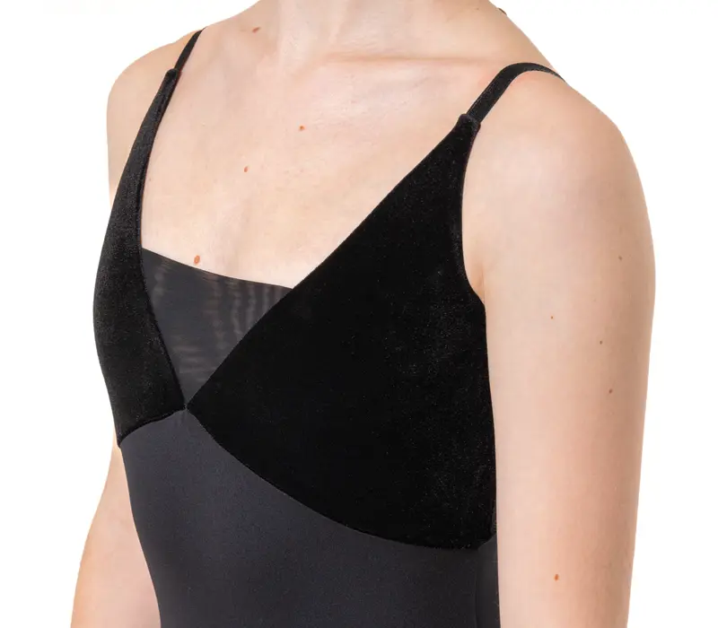 Capezio Pine Leotard, Damen-Trikot - Schwarz