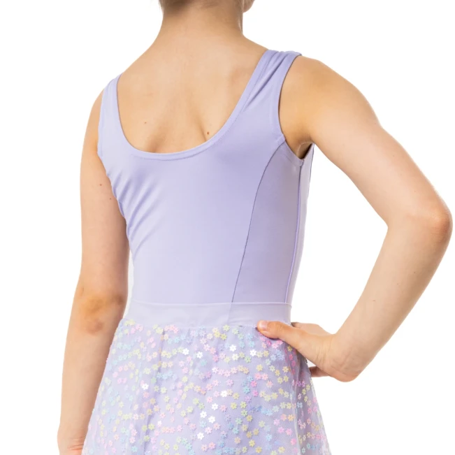 Capezio Pixie Dress, Mädchentrikot mit Röckchen - Violett - lavender