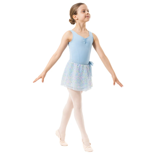 Capezio Pixie Dress, Mädchentrikot mit Röckchen - Hellblau Capezio