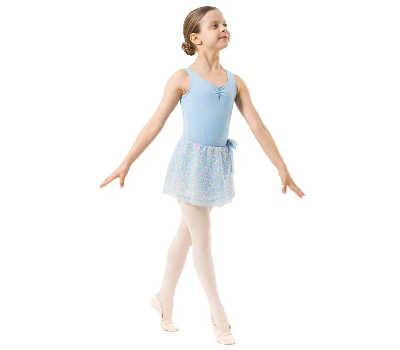 Capezio Pixie Dress, Mädchentrikot mit Röckchen - Hellblau Capezio