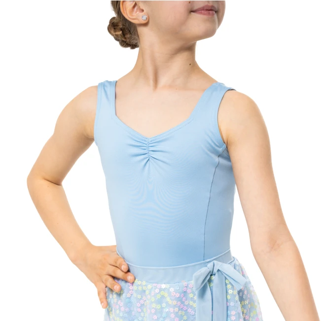 Capezio Pixie Dress, Mädchentrikot mit Röckchen - Hellblau Capezio