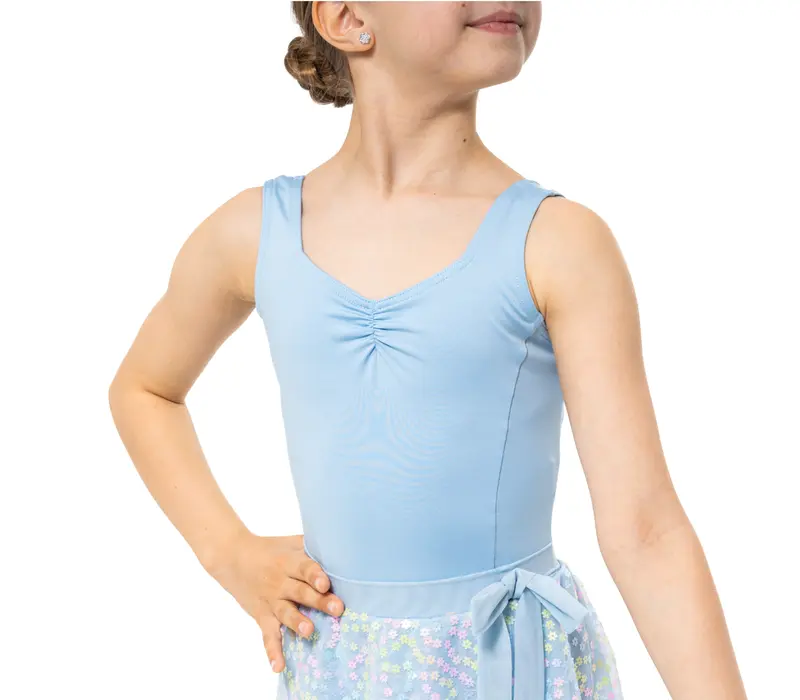 Capezio Pixie Dress, Mädchentrikot mit Röckchen - Hellblau Capezio