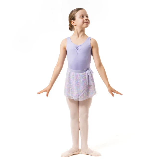 Capezio Pixie Dress, Mädchentrikot mit Röckchen - Violett - lavender
