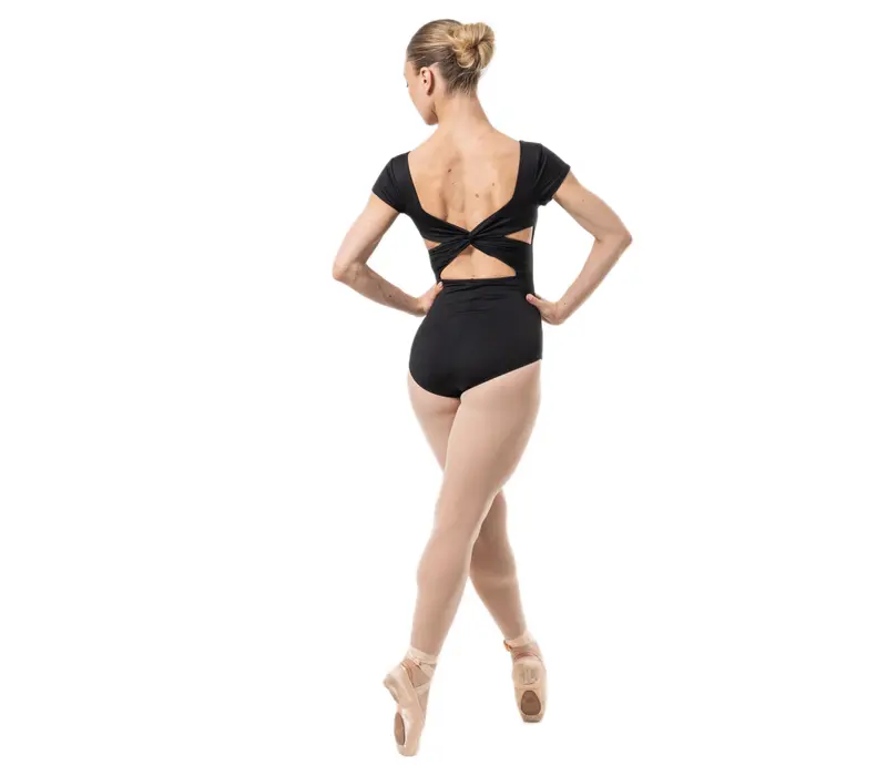 Capezio Portoro, Damen-Trikot mit kurzen Ärmeln Capezio Portoro, Damen-Trikot mit kurzen Ärmeln - Schwarz