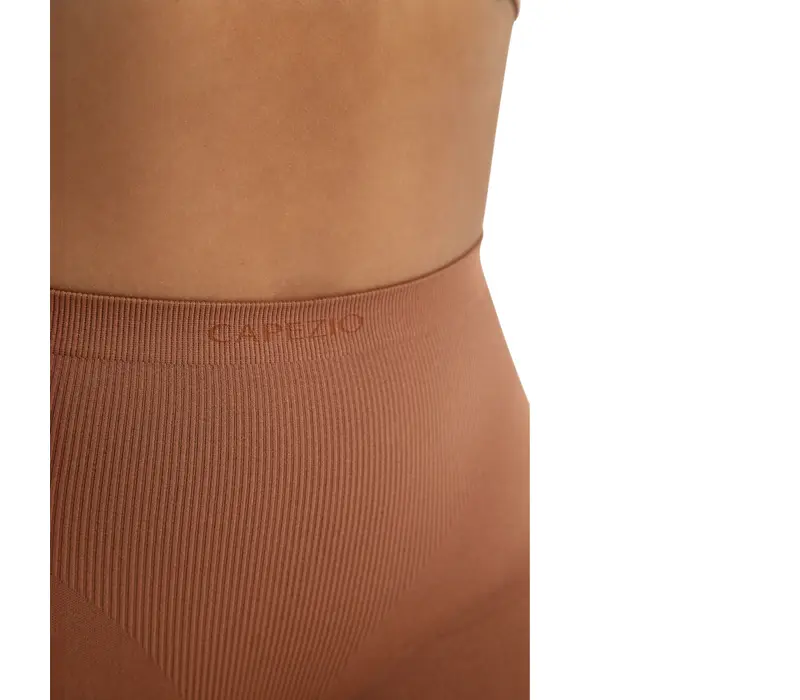 Capezio Seamless Short, nahtlose Damen-Untershorts   - Braun mocha Capezio