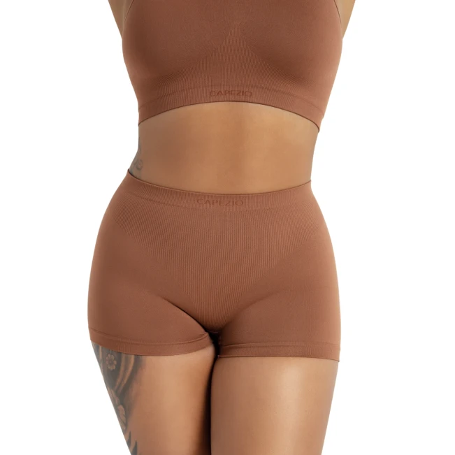 Capezio Seamless Short, nahtlose Damen-Untershorts Capezio Seamless Short, nahtlose Damen-Untershorts - Braun mocha Capezio