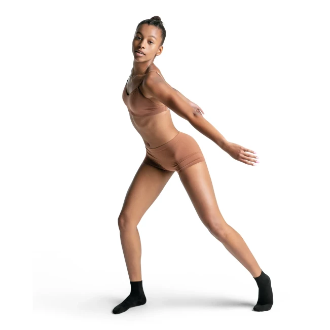 Capezio Seamless Short, nahtlose Damen-Untershorts Capezio Seamless Short, nahtlose Damen-Untershorts - Braun mocha Capezio