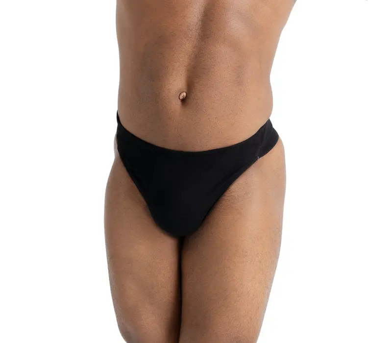 Capezio Self Lined Thong Dance Belt, Herren-Suspensorium Capezio comfort dance belt, Herren-Suspensorium - Schwarz