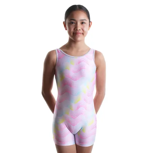 Capezio Shoreline Biketard F12446C, kurzes Ganztrikot für Mädchen