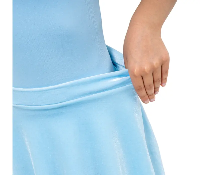 Capezio Simone skirt, Rock für Mädchen - Hellblau Capezio