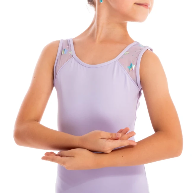 Capezio Star Mars Mesh back leotard, Kindertrikot mit breiten Trägern Capezio Star Mars Mesh back leotard, Kindertrikot mit breiten Trägern
