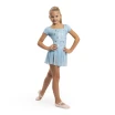 Capezio Star Struck, Trikot mit Röckchen - Hellblau Capezio