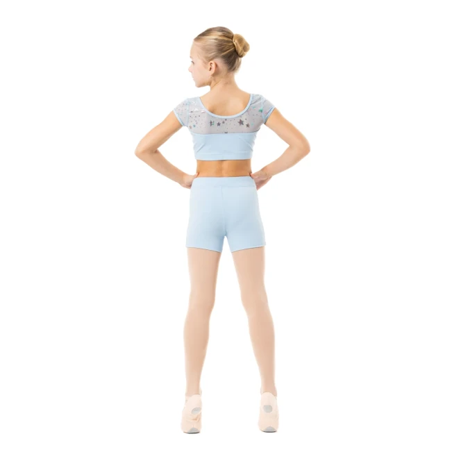 Capezio Star short, Kindershorts - Hellblau Capezio