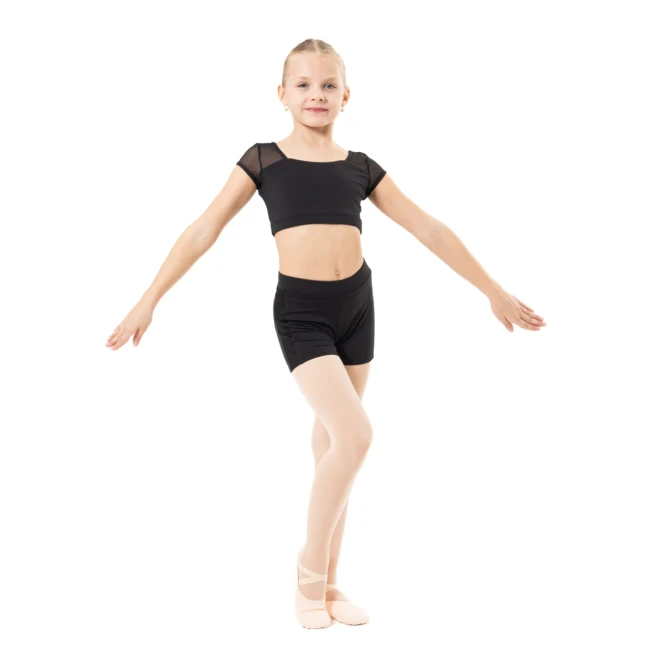 Capezio Star short, Kindershorts - Schwarz Capezio Star short, Kindershorts - Schwarz