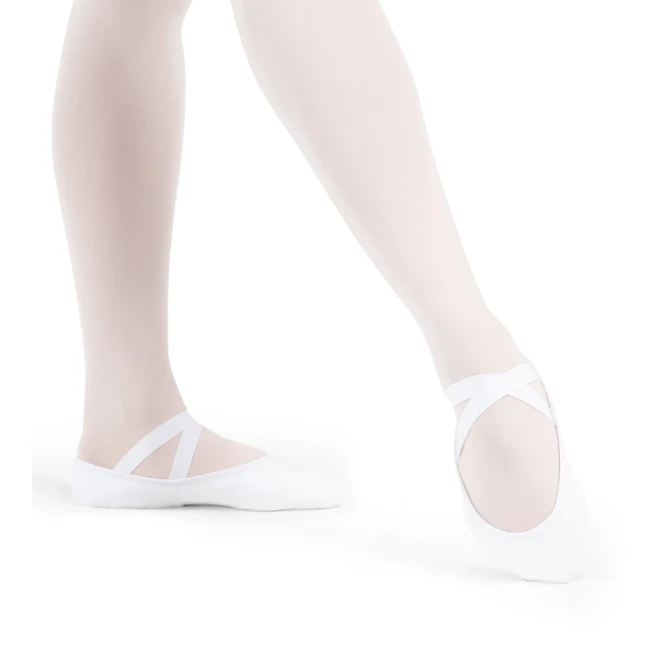 Capezio Stella, Leinen-Ballettschläppchen für Jungen