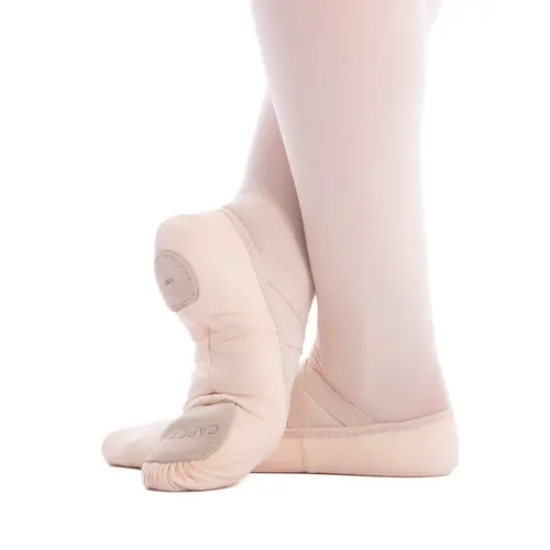 Capezio Stella V200W, Leinen-Ballettschläppchen für Damen