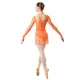 Capezio Dusk Mesh, Damen-Top mit langen Ärmeln  